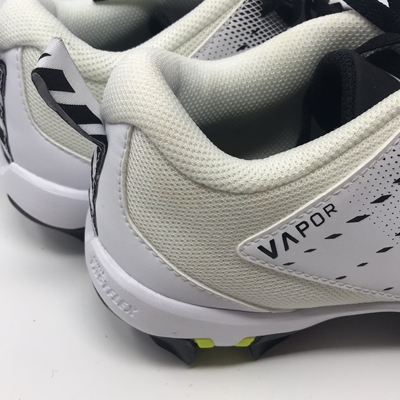 Nike Vapor Shark 3 Black White Football Cleats - Picture 10 of 10